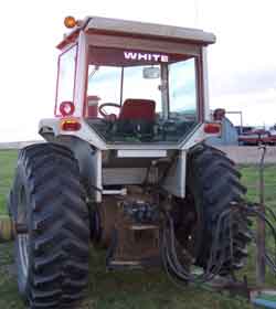 White Tractor